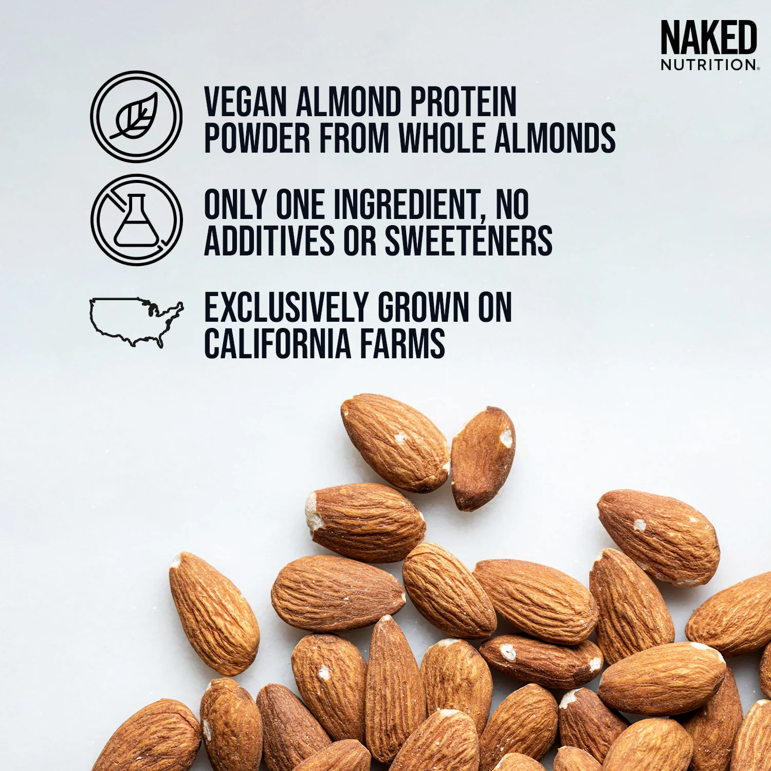 Powdered Almonds | Naked Almond - 1.5LB - Image 2