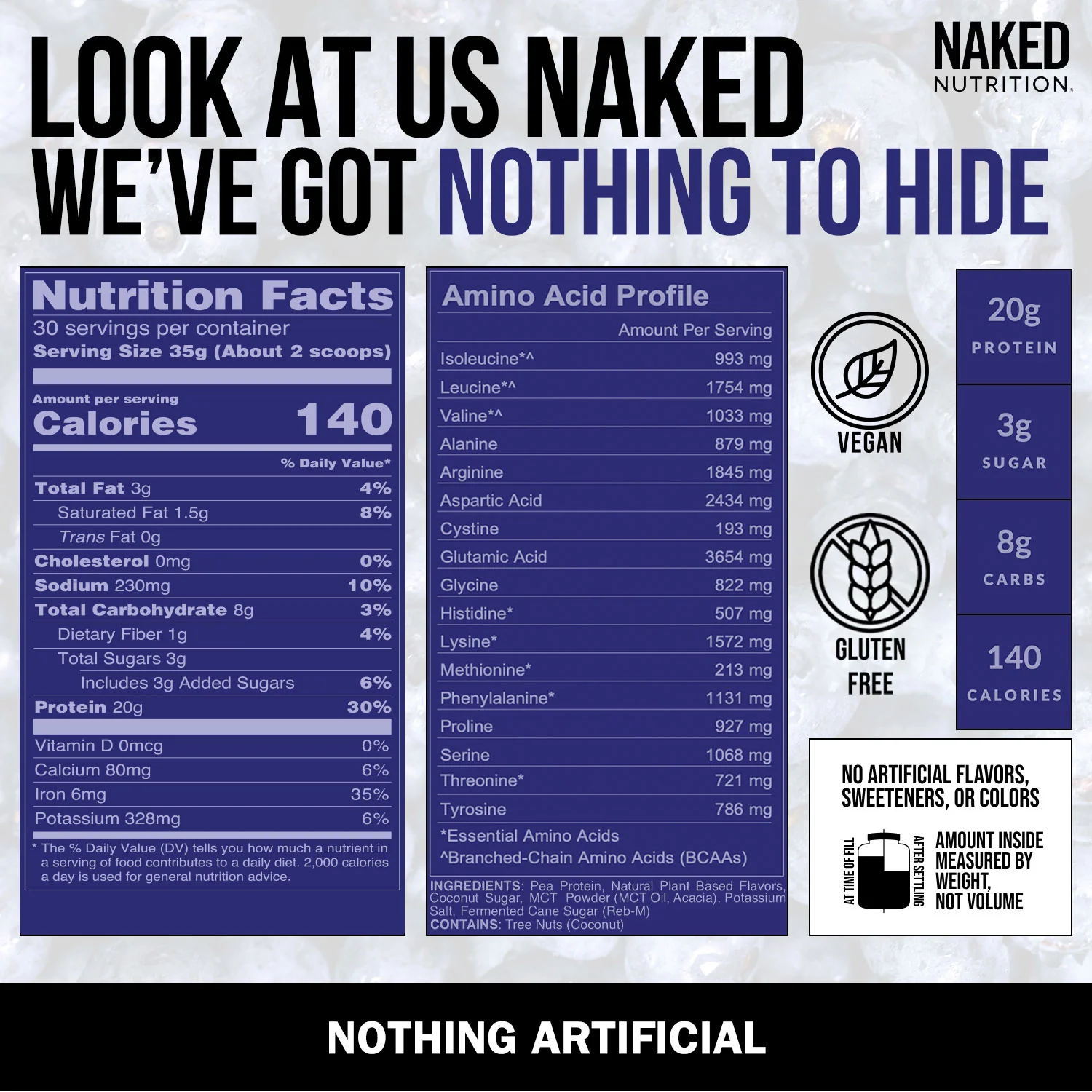 Blueberry Muffin Protein Shake | Naked Shake - 30 Servings - Image 4
