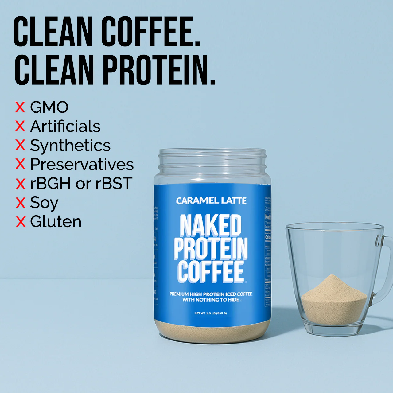 Caramel Latte Protein Iced Coffee | Naked Protein Coffee - 17 Servings - Image 4