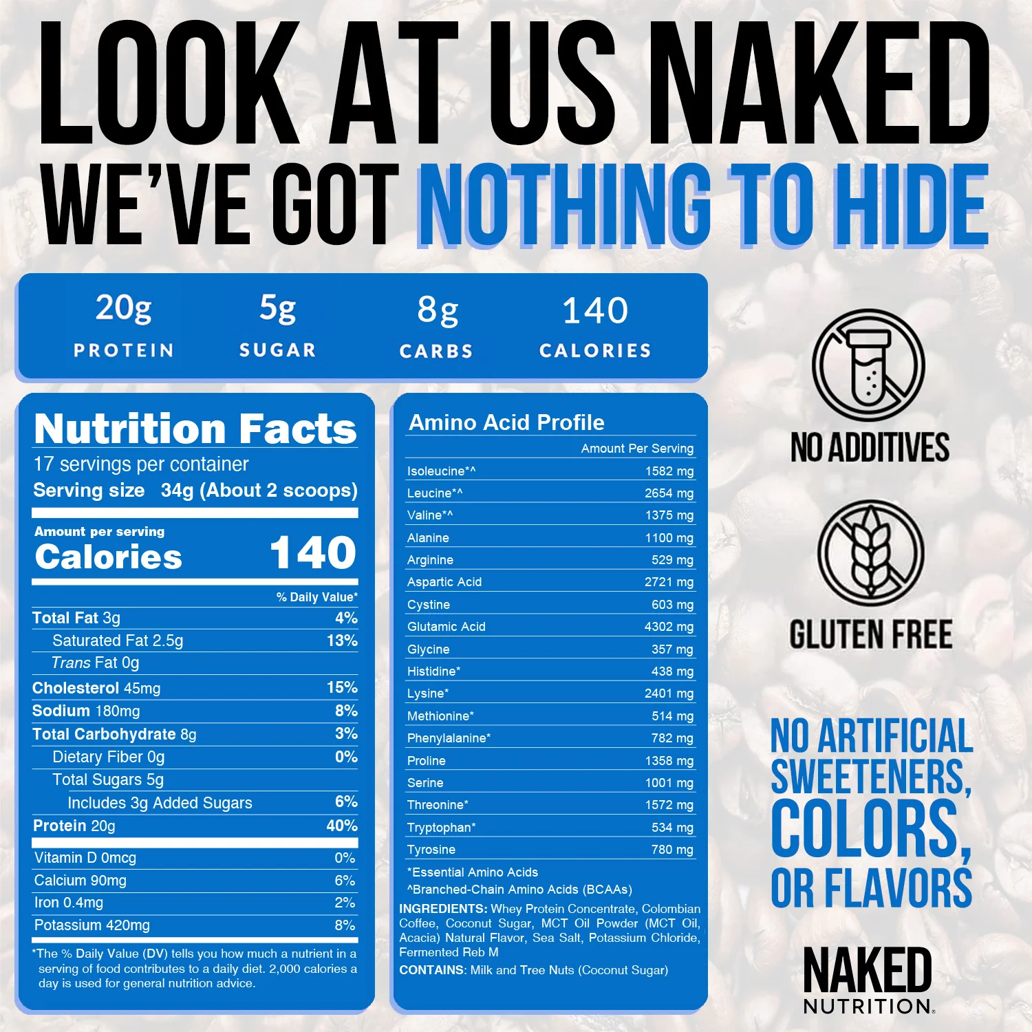 Caramel Latte Protein Iced Coffee | Naked Protein Coffee - 17 Servings - Image 6