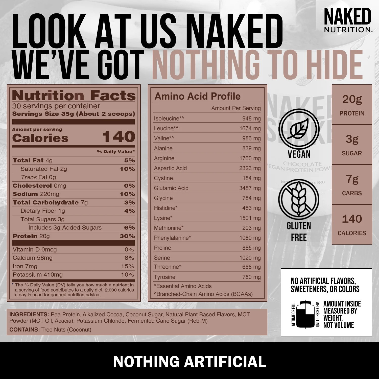 Chocolate Protein Shake | Naked Shake - 30 Servings - Image 3