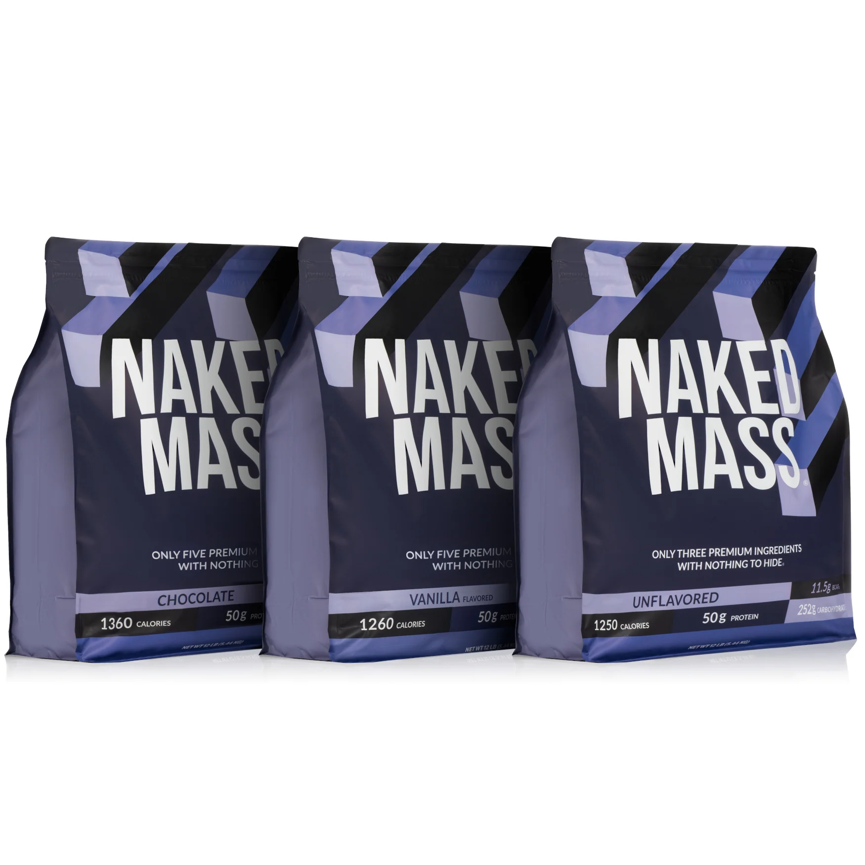 Chocolate Mass Gainer Protein Supplement | Naked Chocolate Mass - 12LB - Image 7