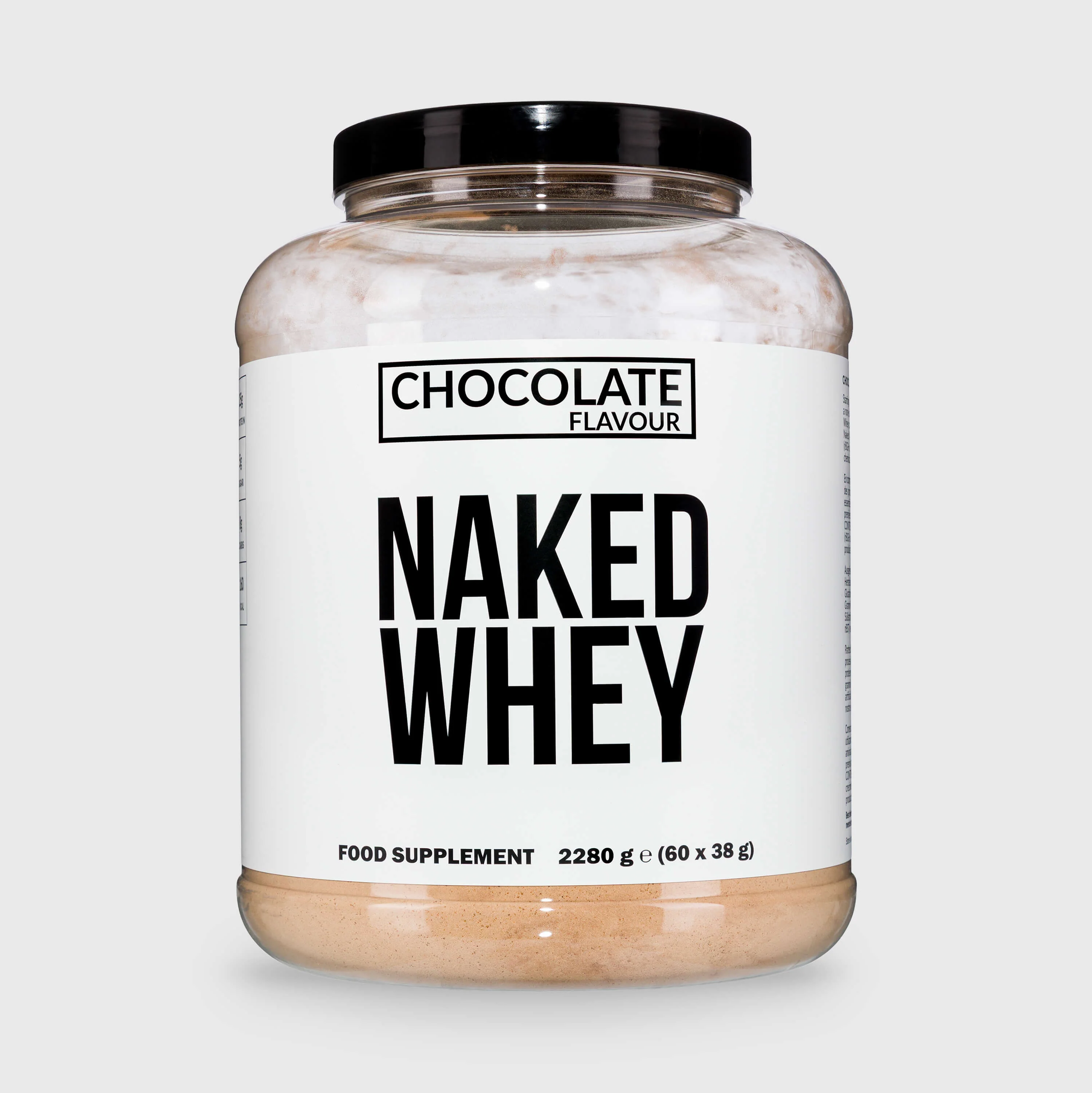 Chocolate Whey Protein Powder | Naked Chocolate Whey - 2280g