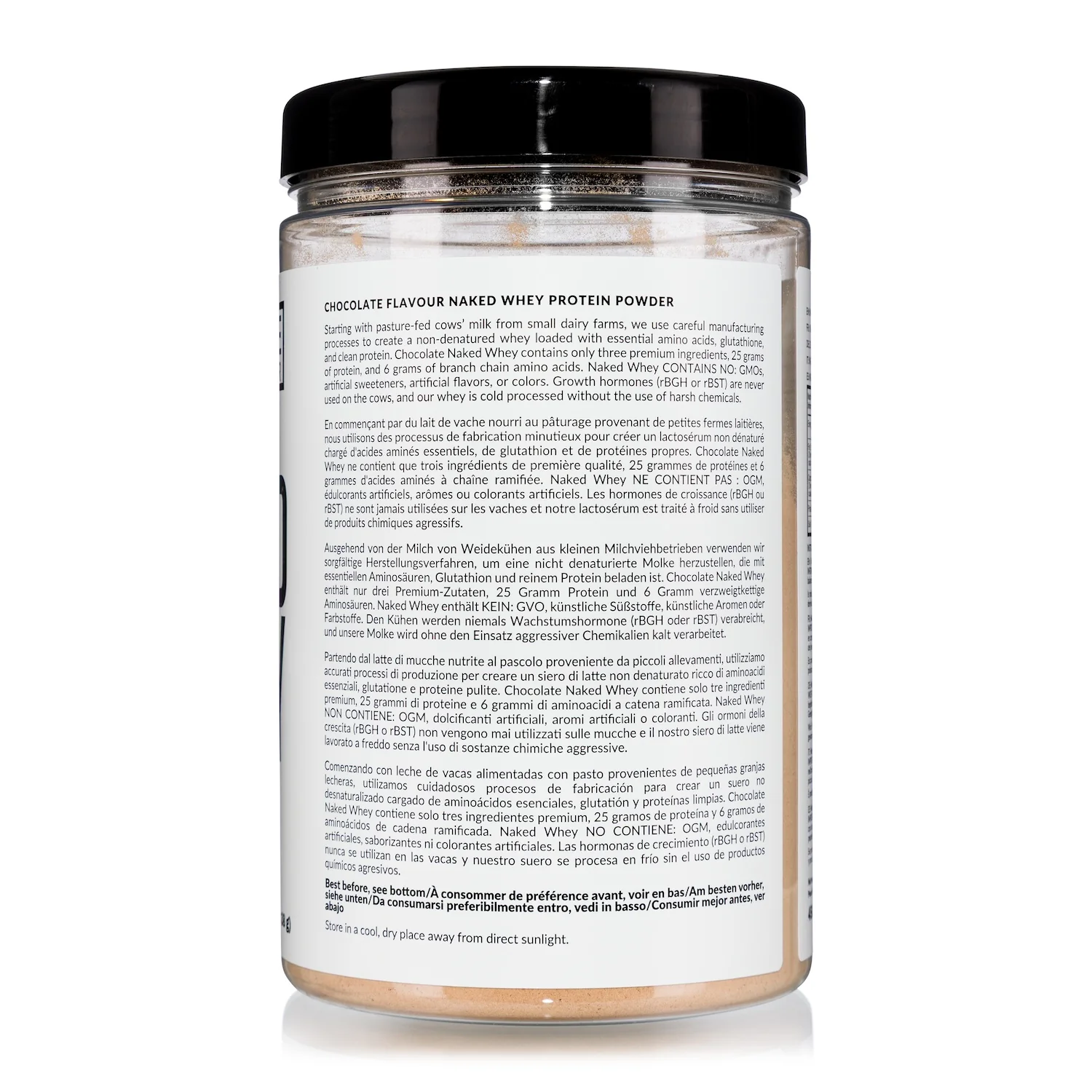 Chocolate Whey Protein Powder | Naked Chocolate Whey - 450g - Image 4