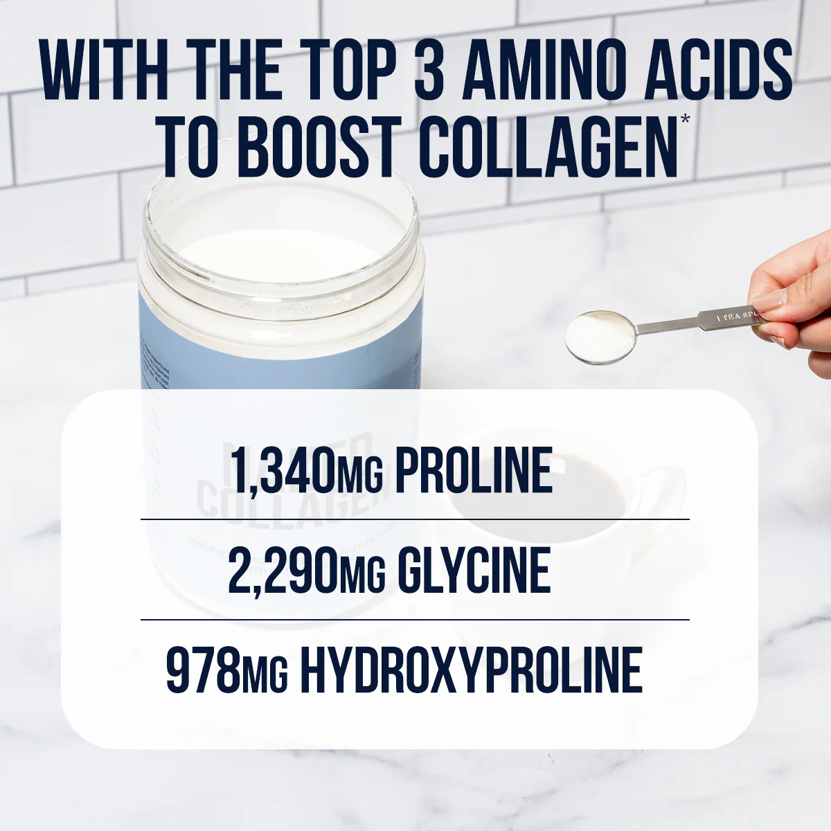 Collagen Peptides Packets | 20 Naked Collagen Packets - Image 2