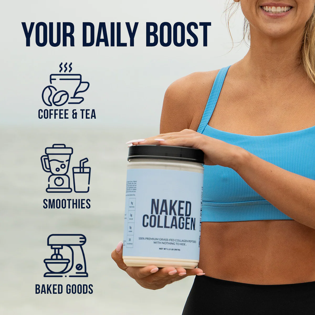 Collagen Peptides Packets | 20 Naked Collagen Packets - Image 7