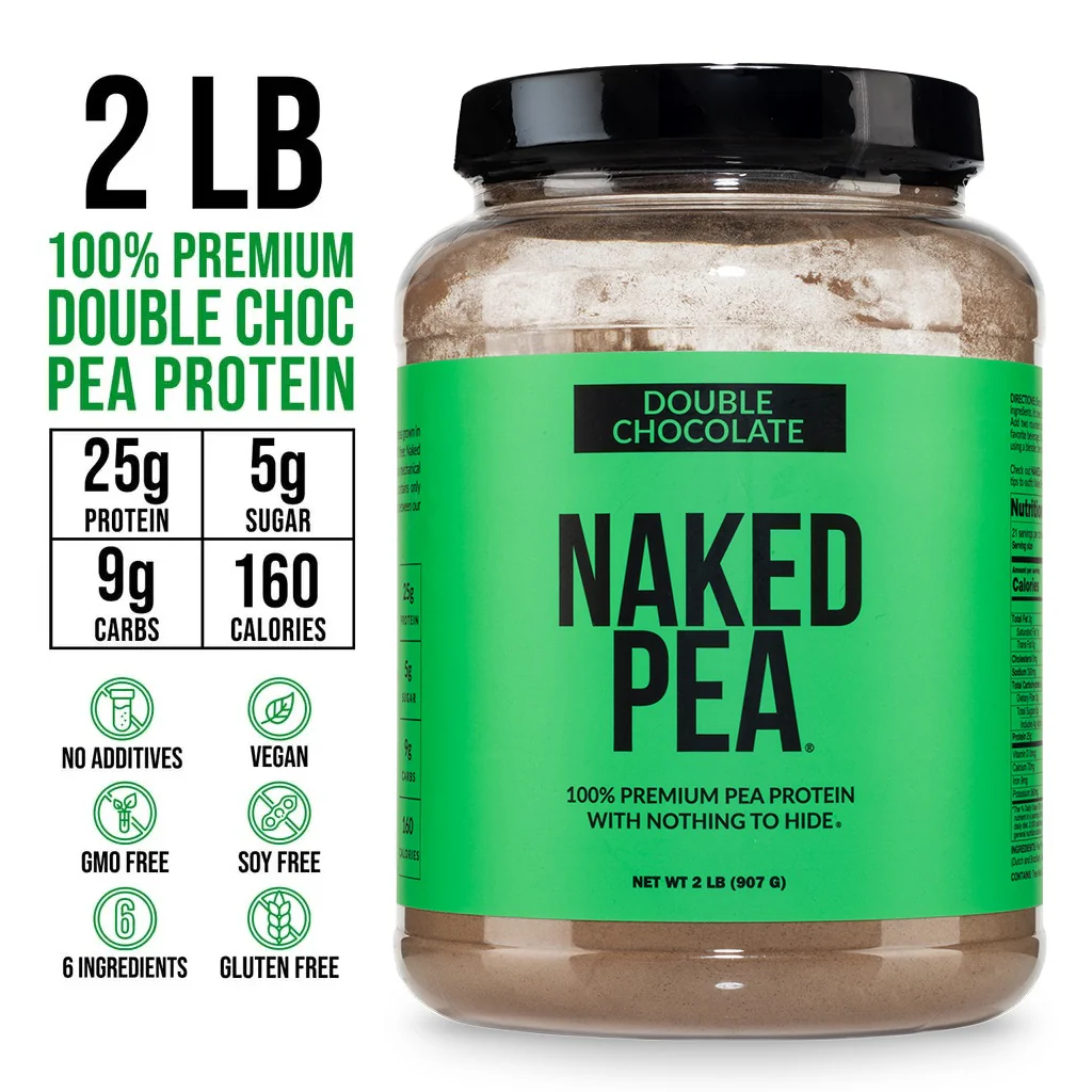 Double Chocolate Pea Protein Powder | Naked Pea - 2LB - Image 4
