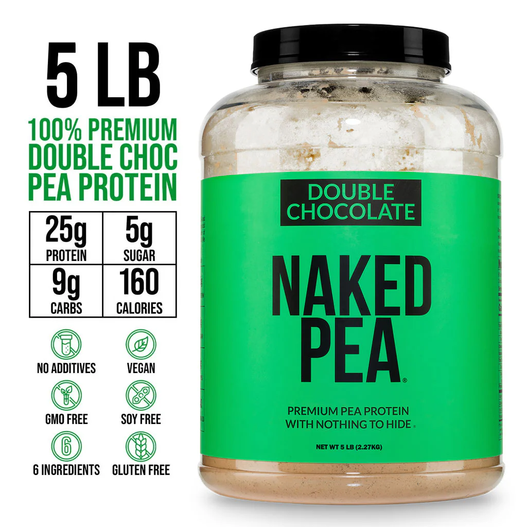 Double Chocolate Pea Protein Powder | Naked Pea - 5LB - Image 3