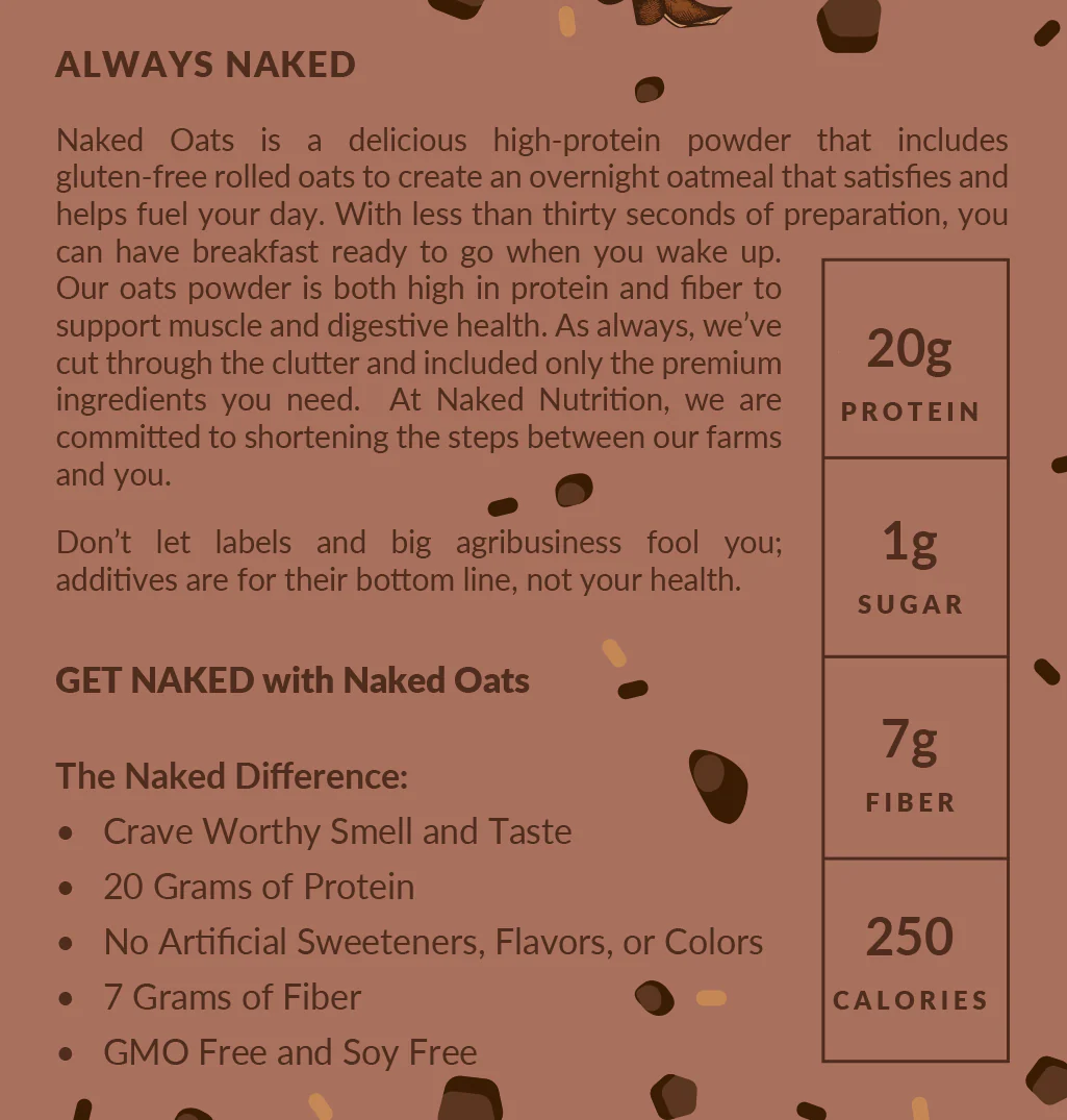 Double Chocolate Protein Oats | Naked Oats - Image 4