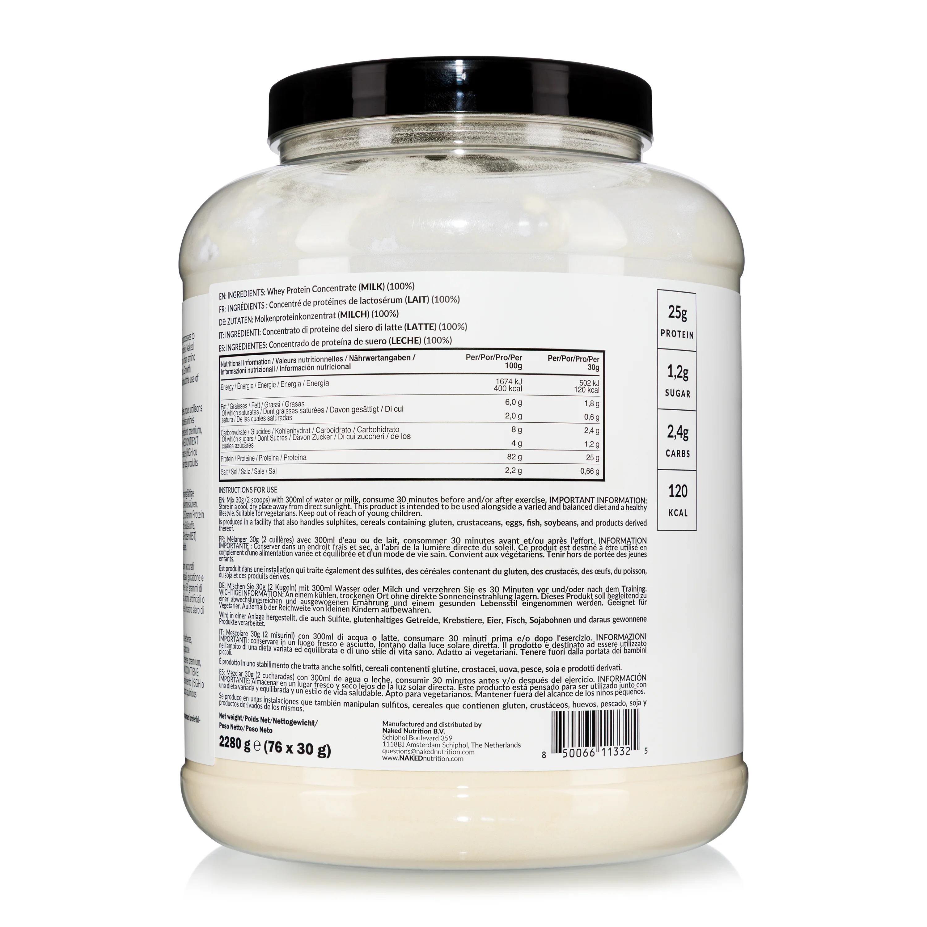 Grass Fed Whey Protein Powder | Naked Whey - 2280g - Image 4