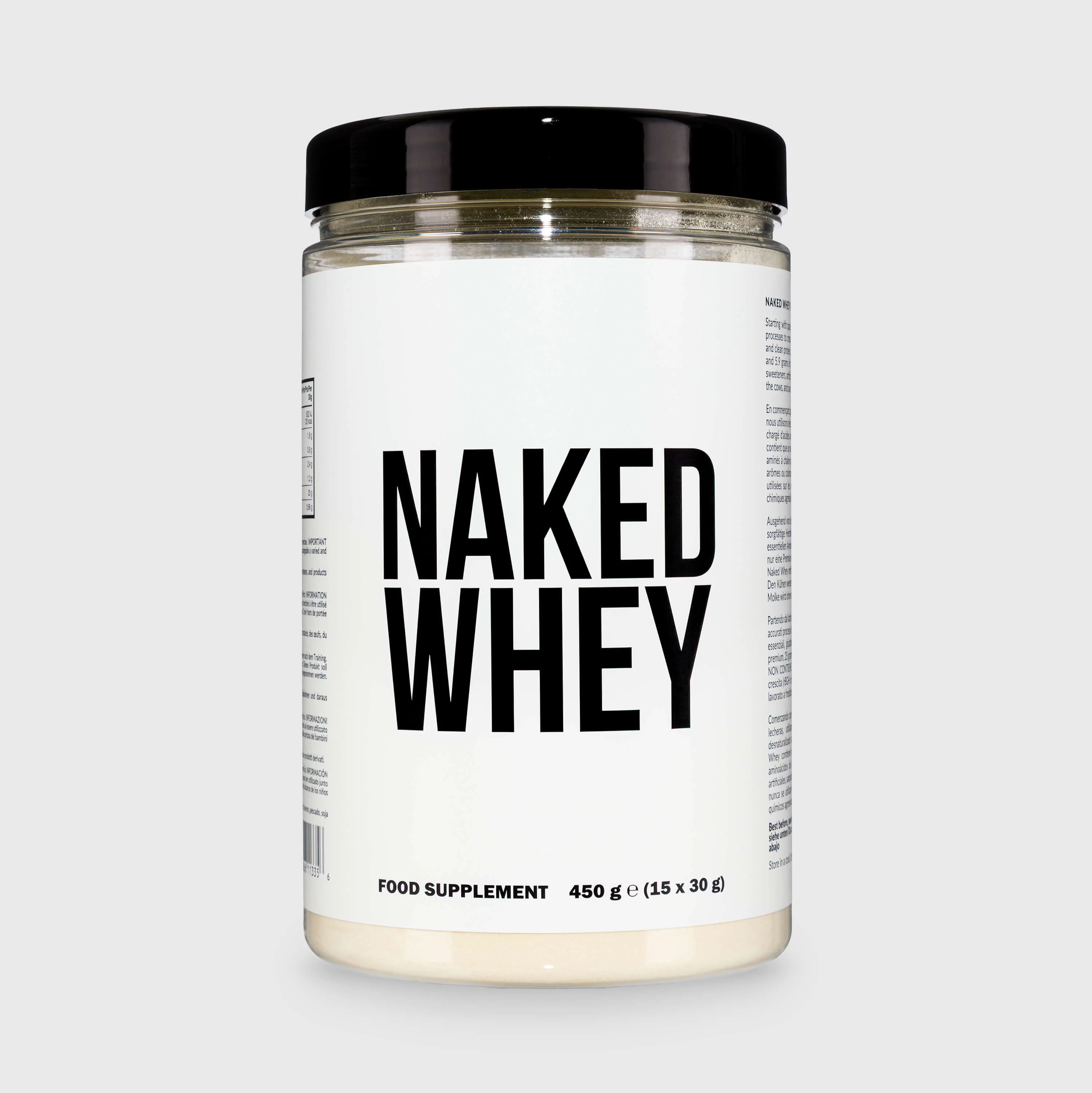 Grass Fed Whey Protein Powder | Naked Whey - 450g
