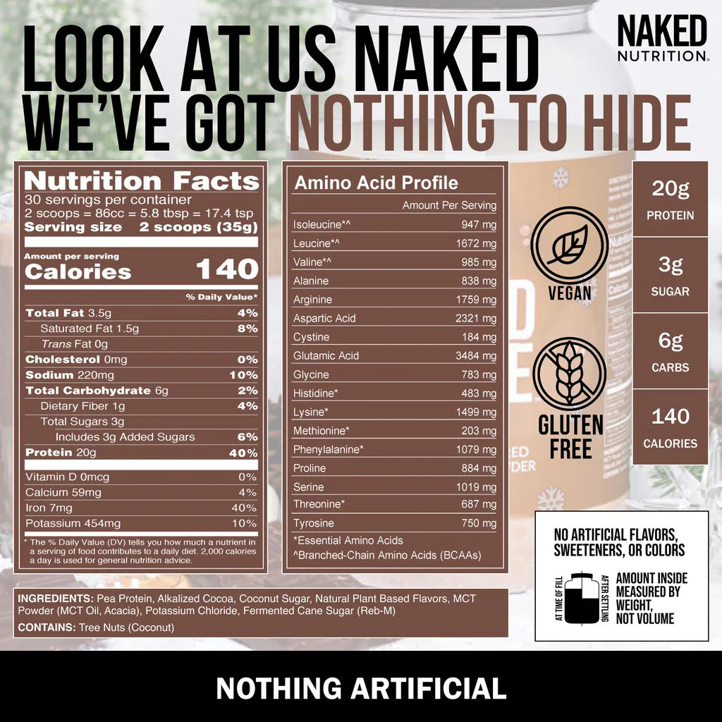 Hot Cocoa Protein Shake | Naked Shake - 30 Servings - Image 5