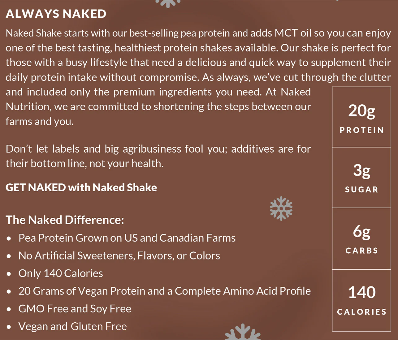 Hot Cocoa Protein Shake | Naked Shake - 30 Servings - Image 9