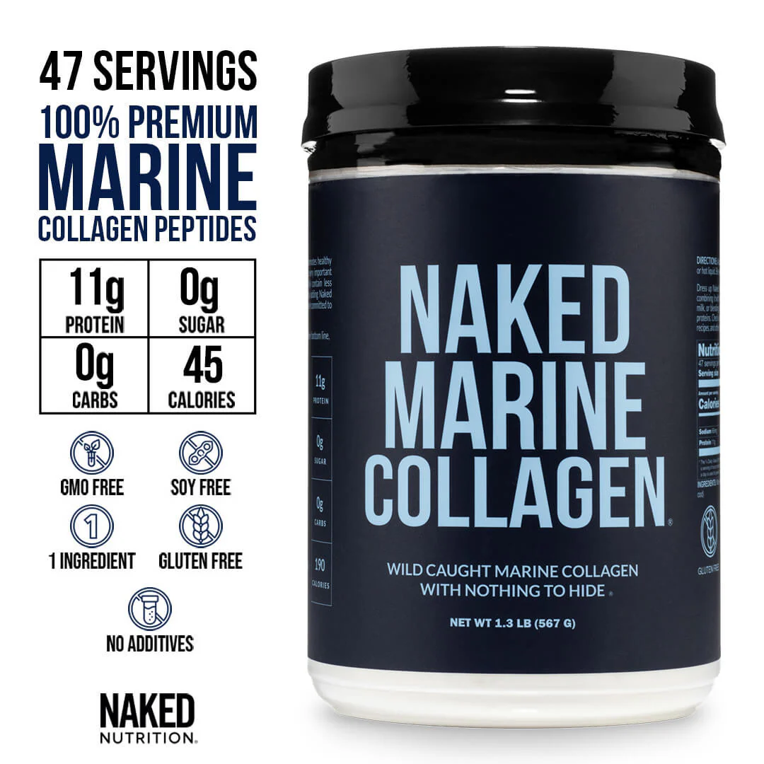 Marine Collagen Peptides Protein Powder | Naked Marine Collagen - Image 3