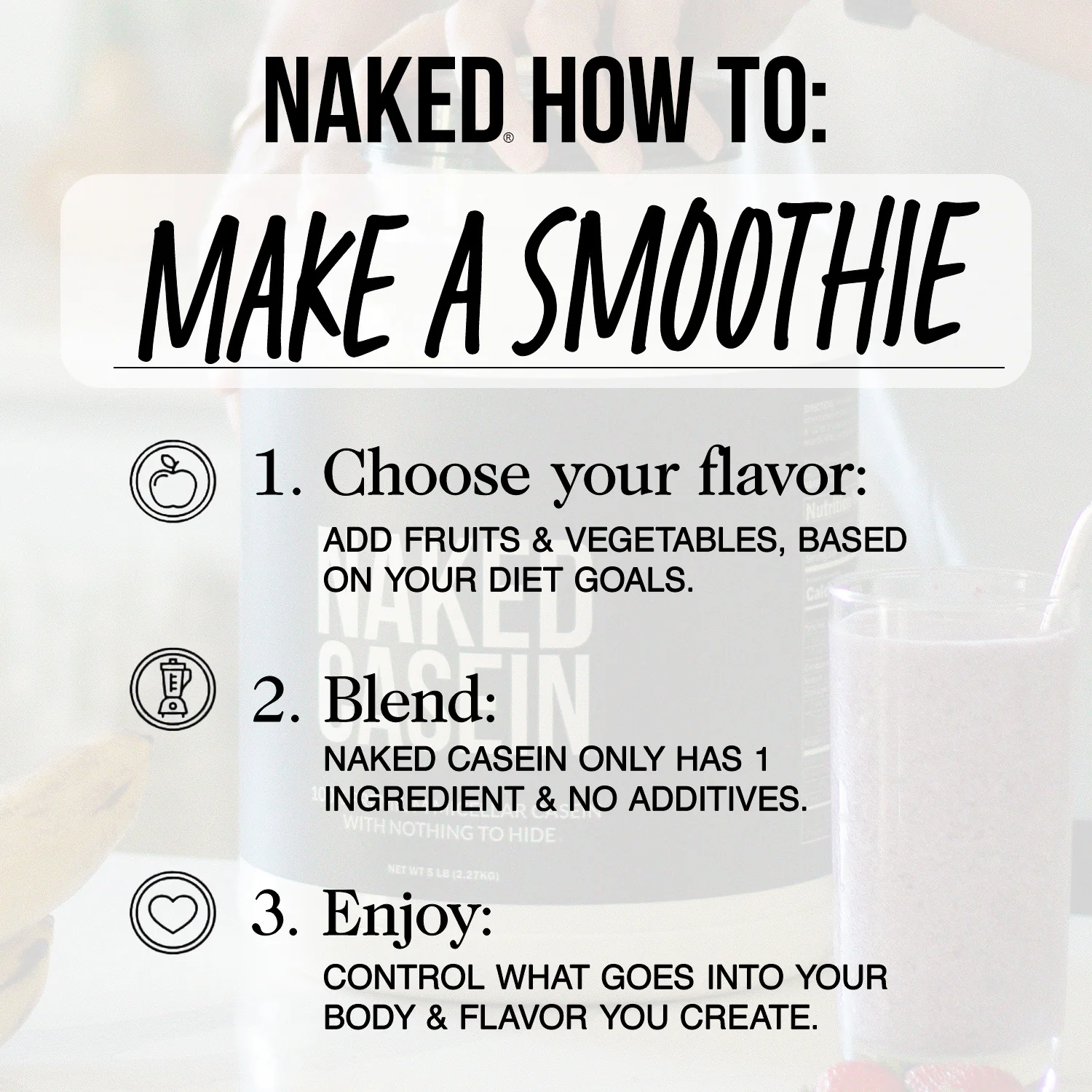 Micellar Casein Protein Powder | Naked Casein - 2LB - Image 6