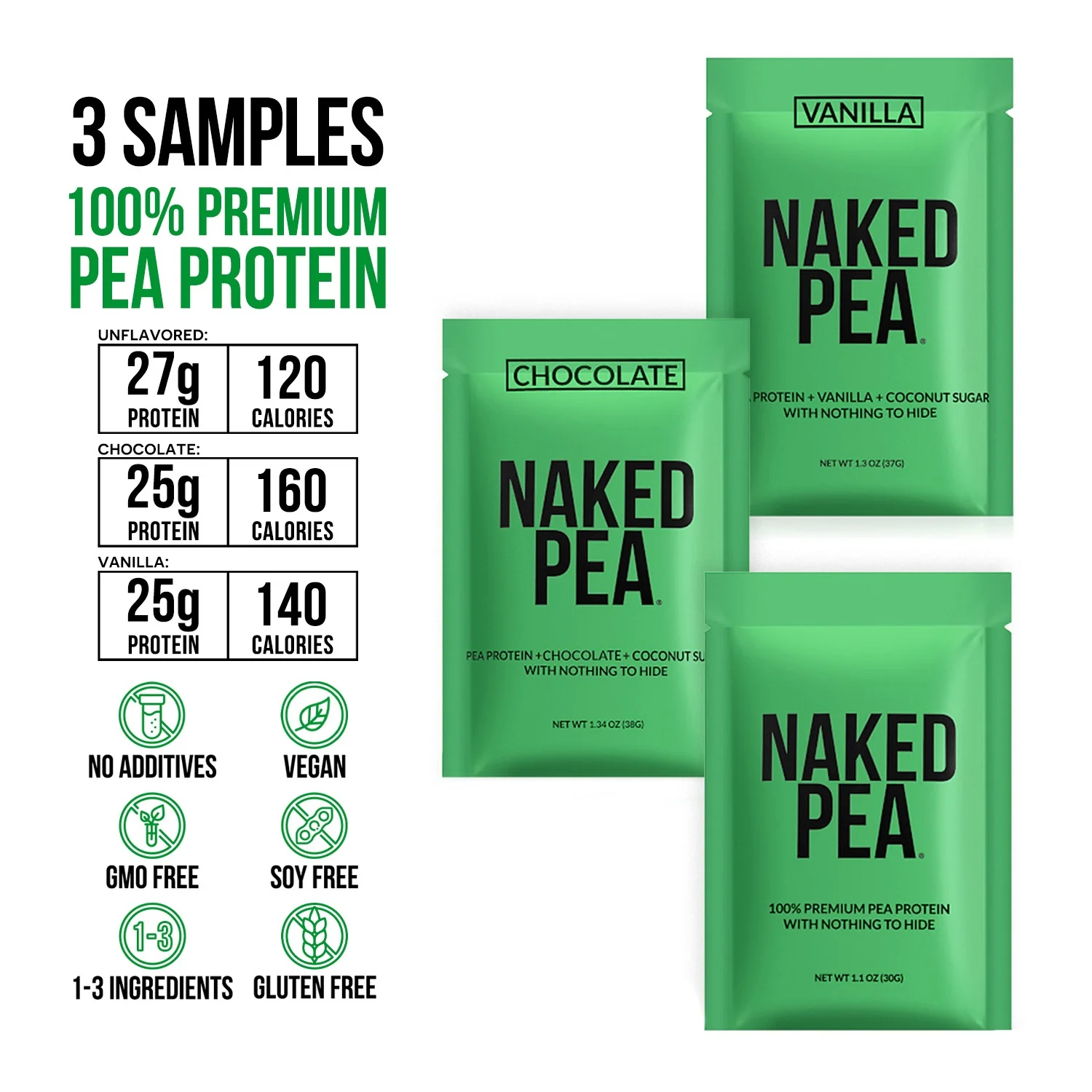 Vegan Protein Powder Sample Pack - Image 3