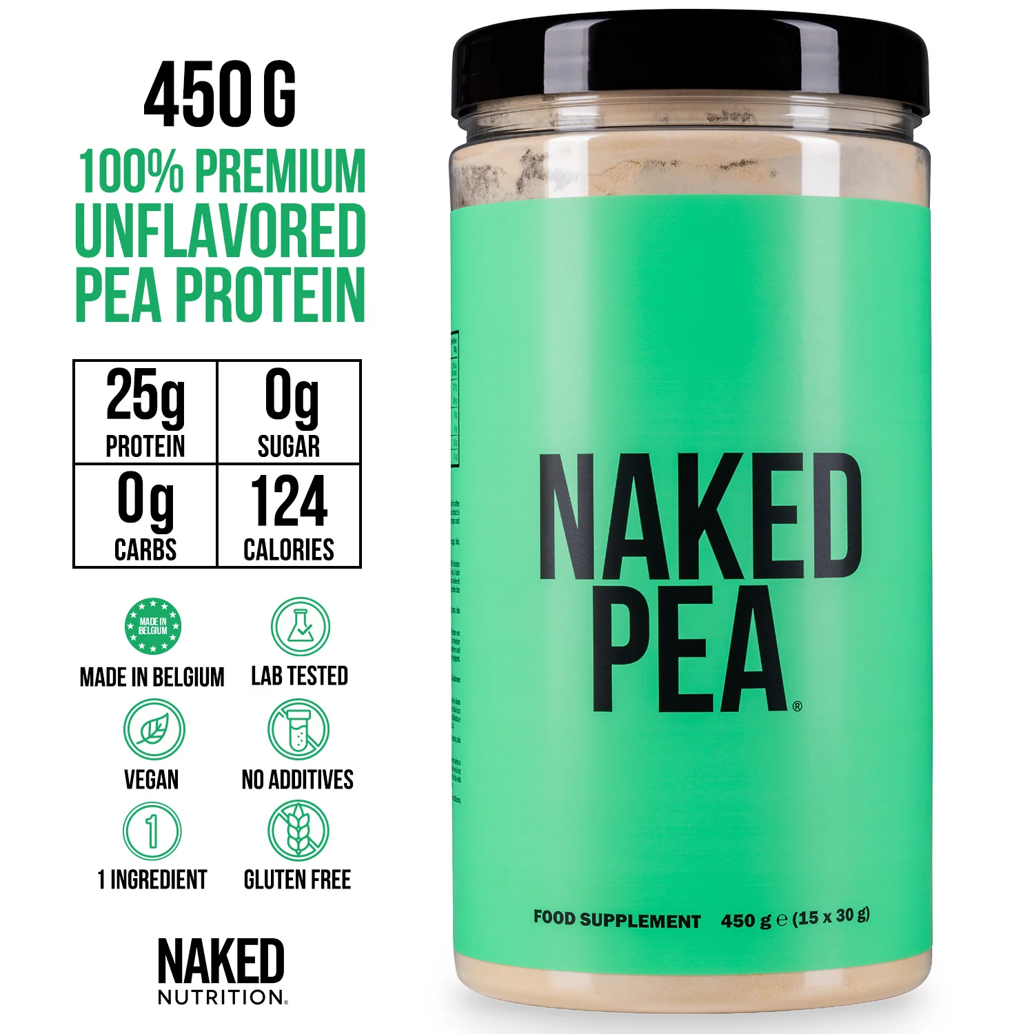 Pea Protein Powder | Naked Pea - 450g - Image 3