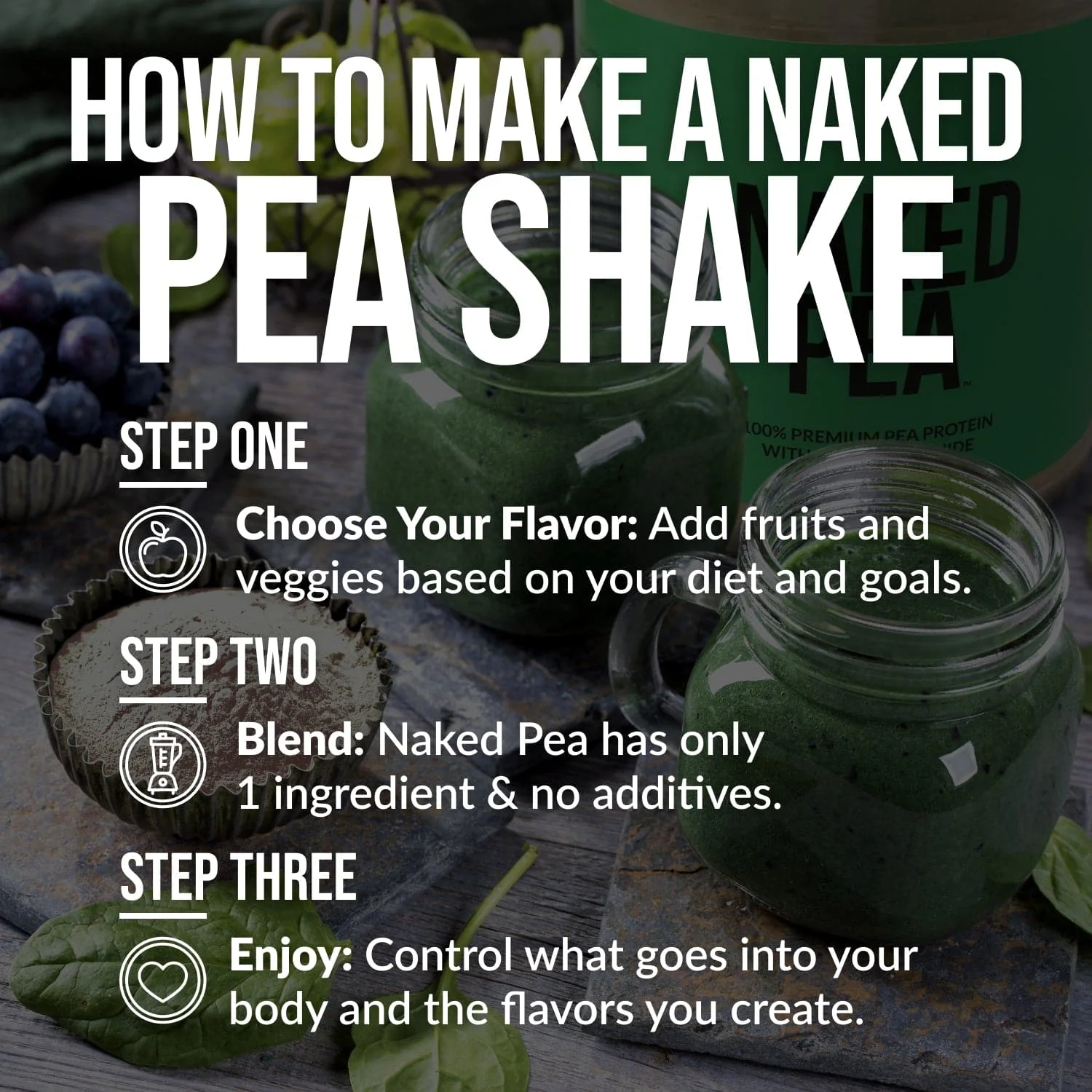 Pea Protein Powder 1lb | Naked Pea - 1lb - Image 6