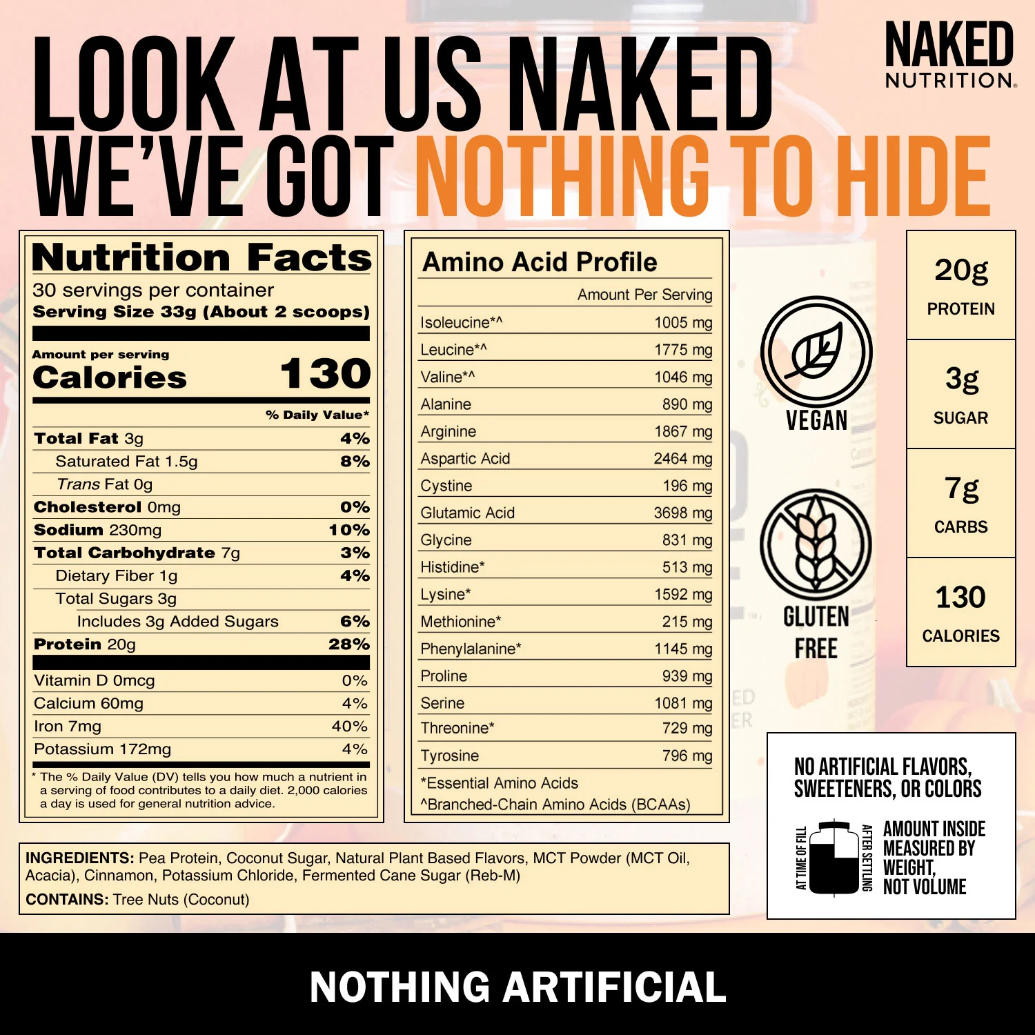 Pumpkin Spice Protein Shake | Naked Shake - 30 Servings - Image 4