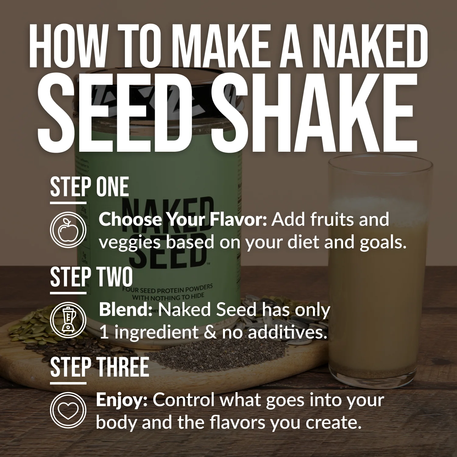 Seed Protein Powder | Naked Seed - 1LB - Image 5