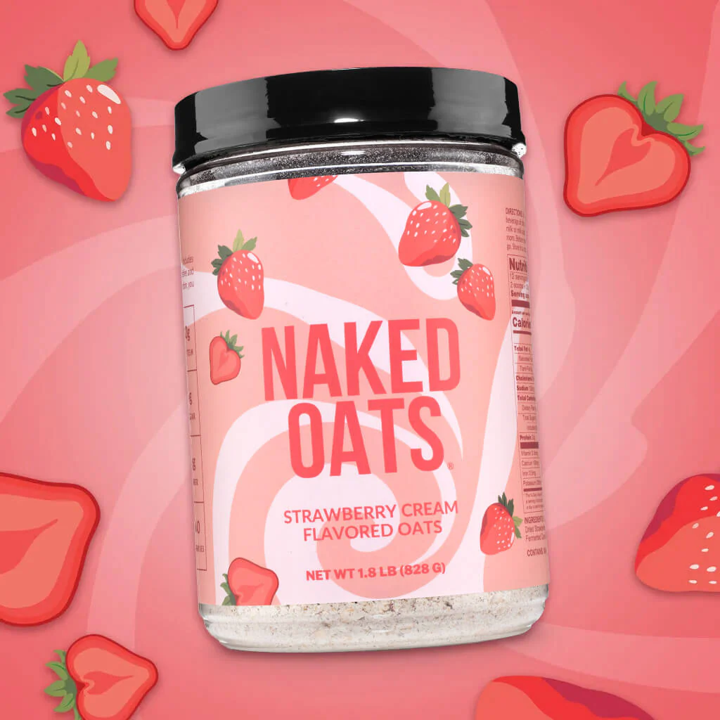 Strawberry Cream Protein Oats | Naked Oats - Image 7