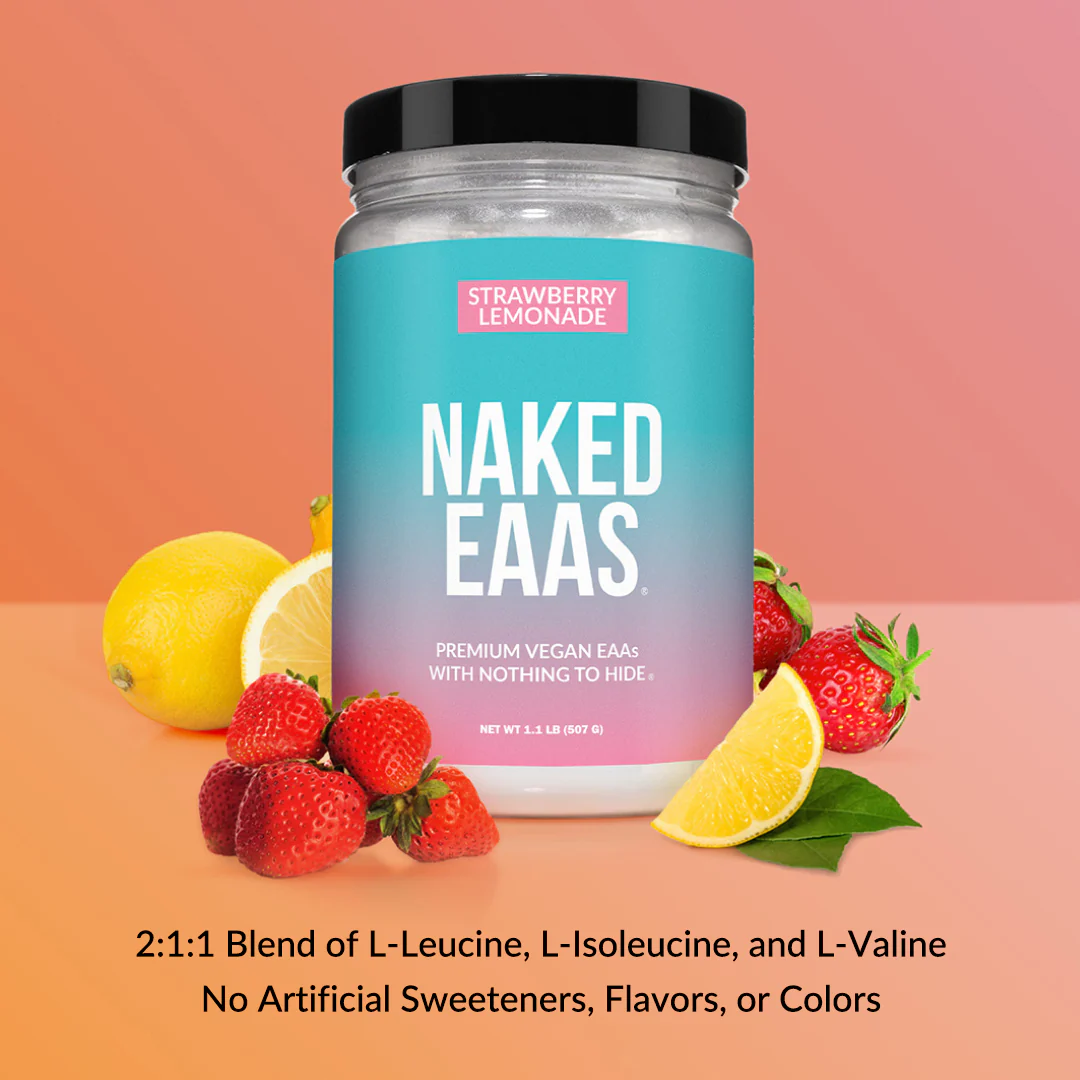 Strawberry Lemonade Essential Amino Acids Supplement | Naked EAAs - 26 Servings - Image 4