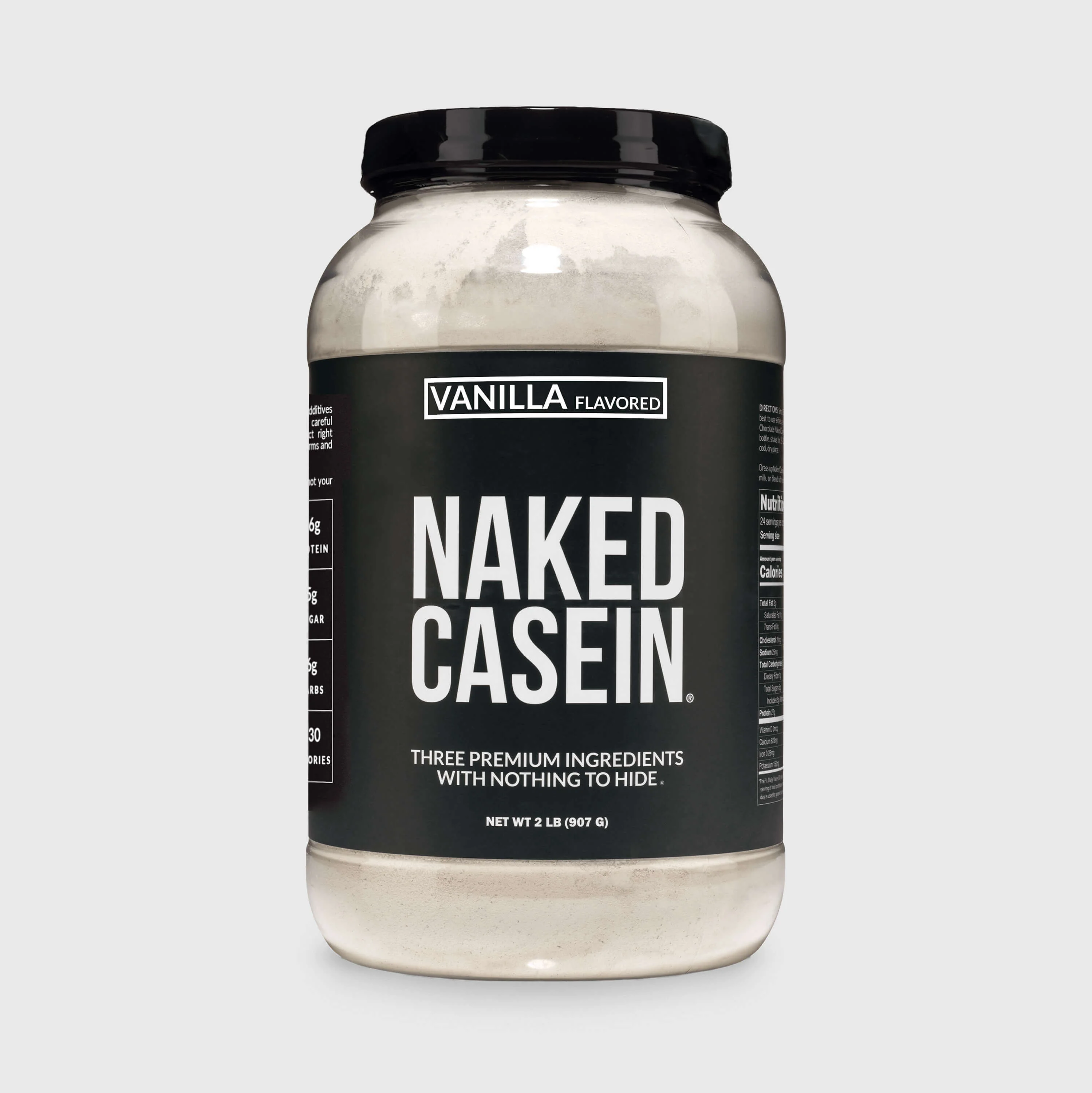 Vanilla Casein Protein Powder | Naked Vanilla Casein - 2LB