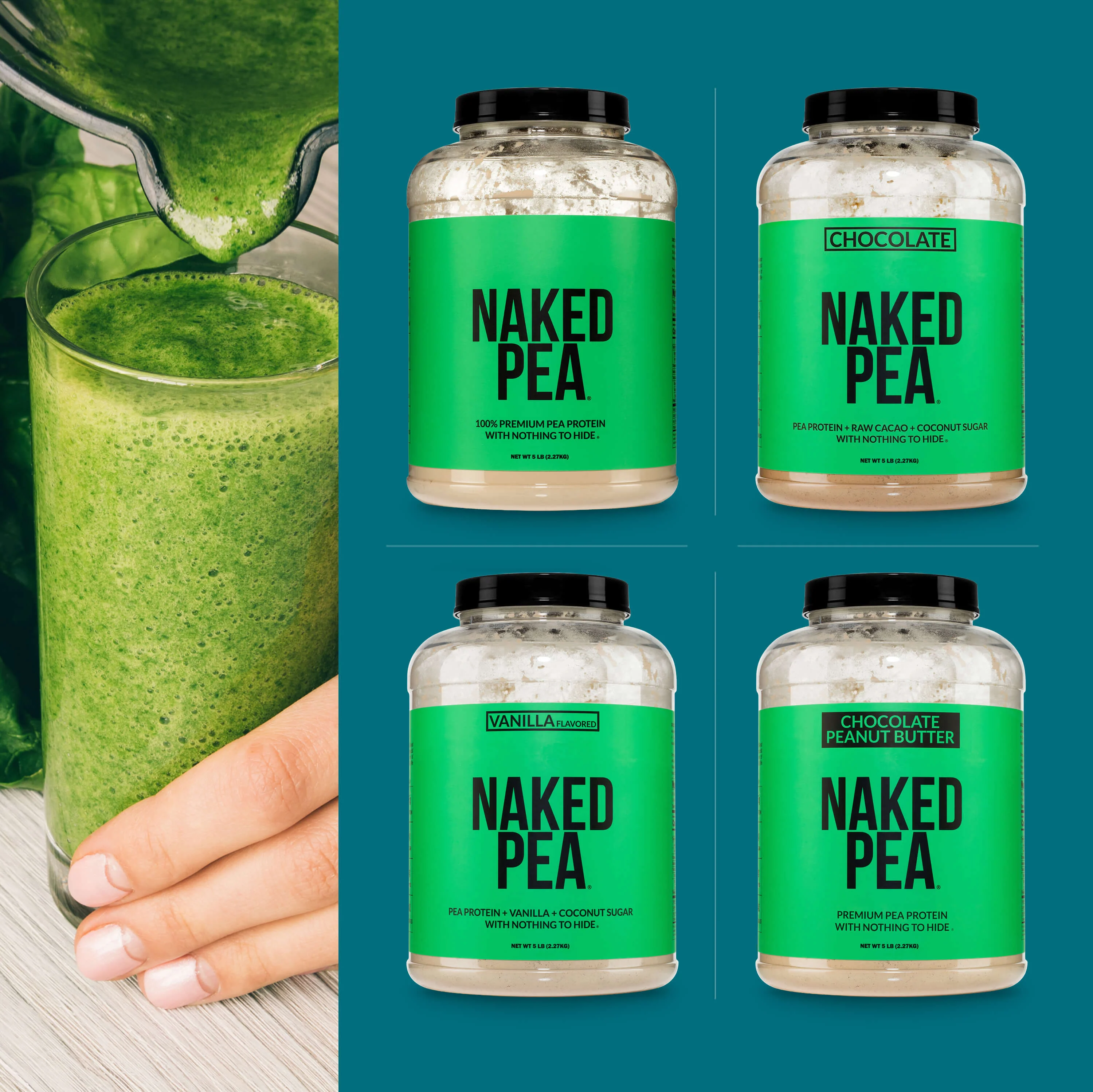 Vanilla Pea Protein Powder | Naked Vanilla Pea - 5LB - Image 8