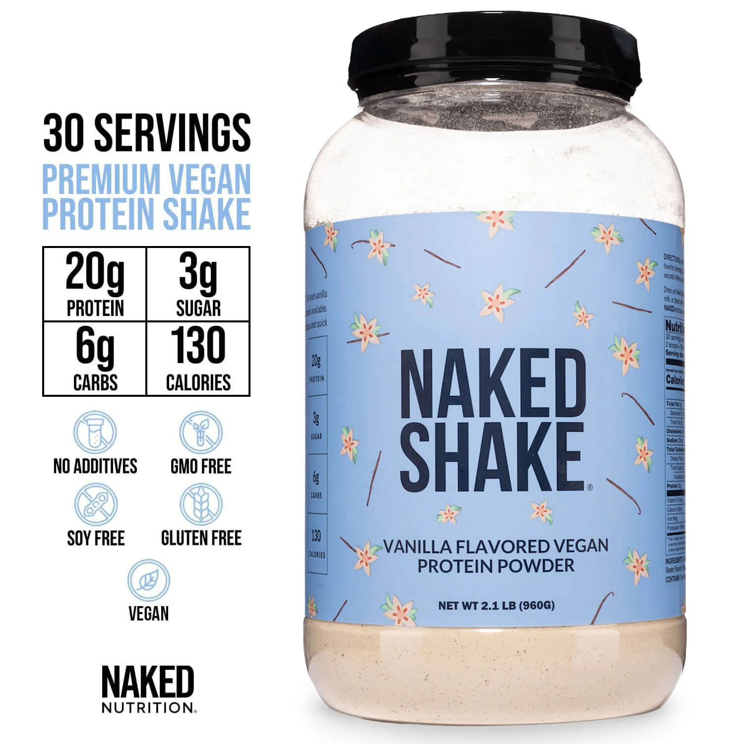 Vanilla Protein Shake | Naked Shake - 30 Servings - Image 3