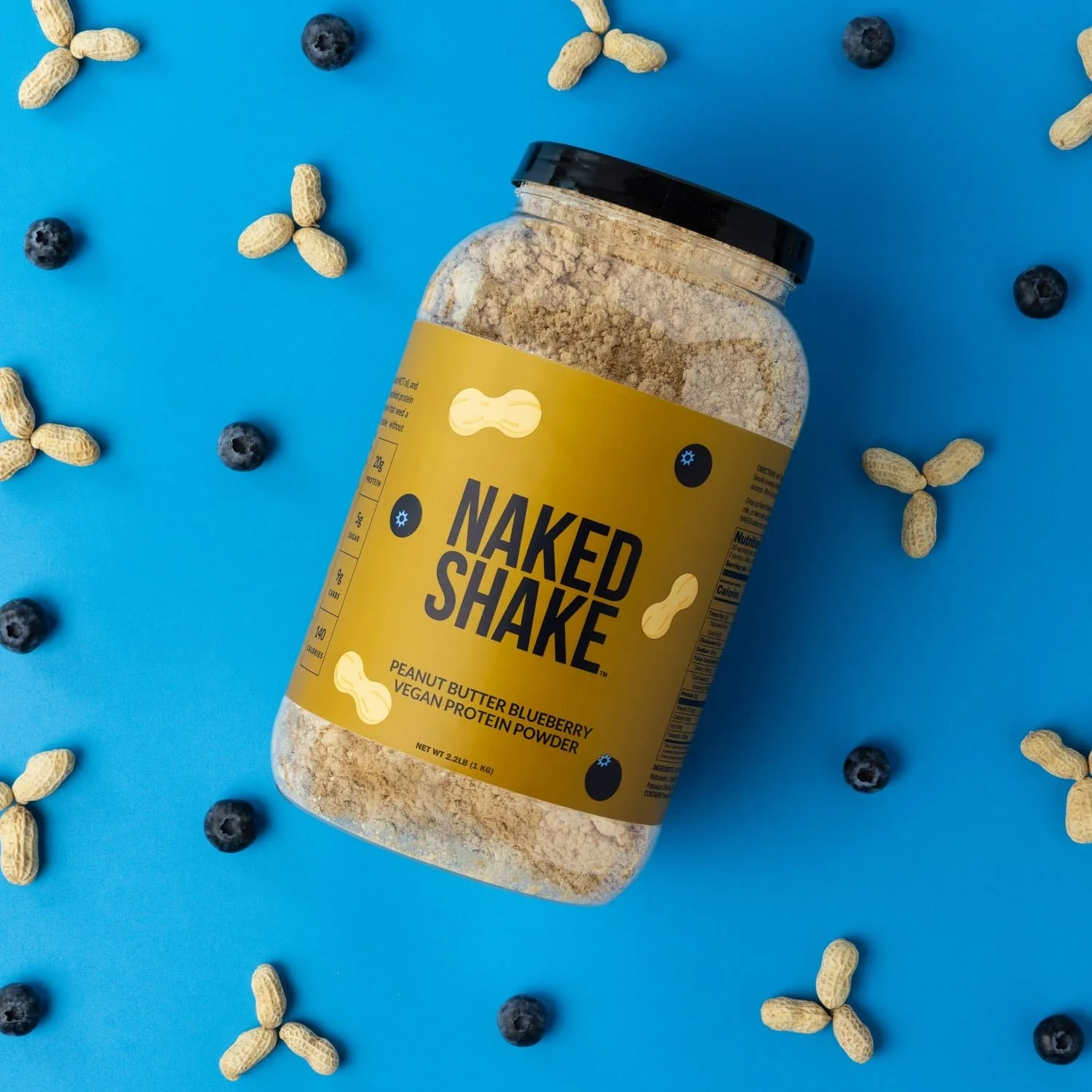 PB Blueberry Vegan Protein | Naked Shake - 30 Servings - Image 8