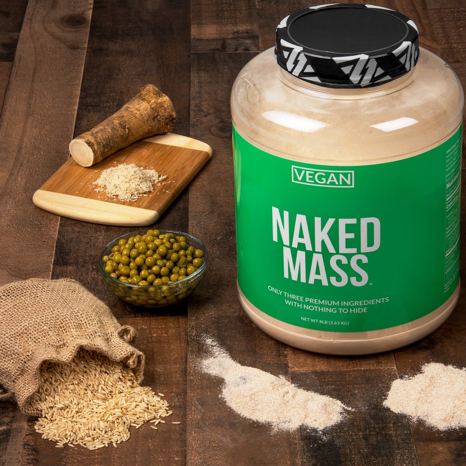 Vegan Mass Gainer Supplement | Naked Vegan Mass - 12LB - Image 7