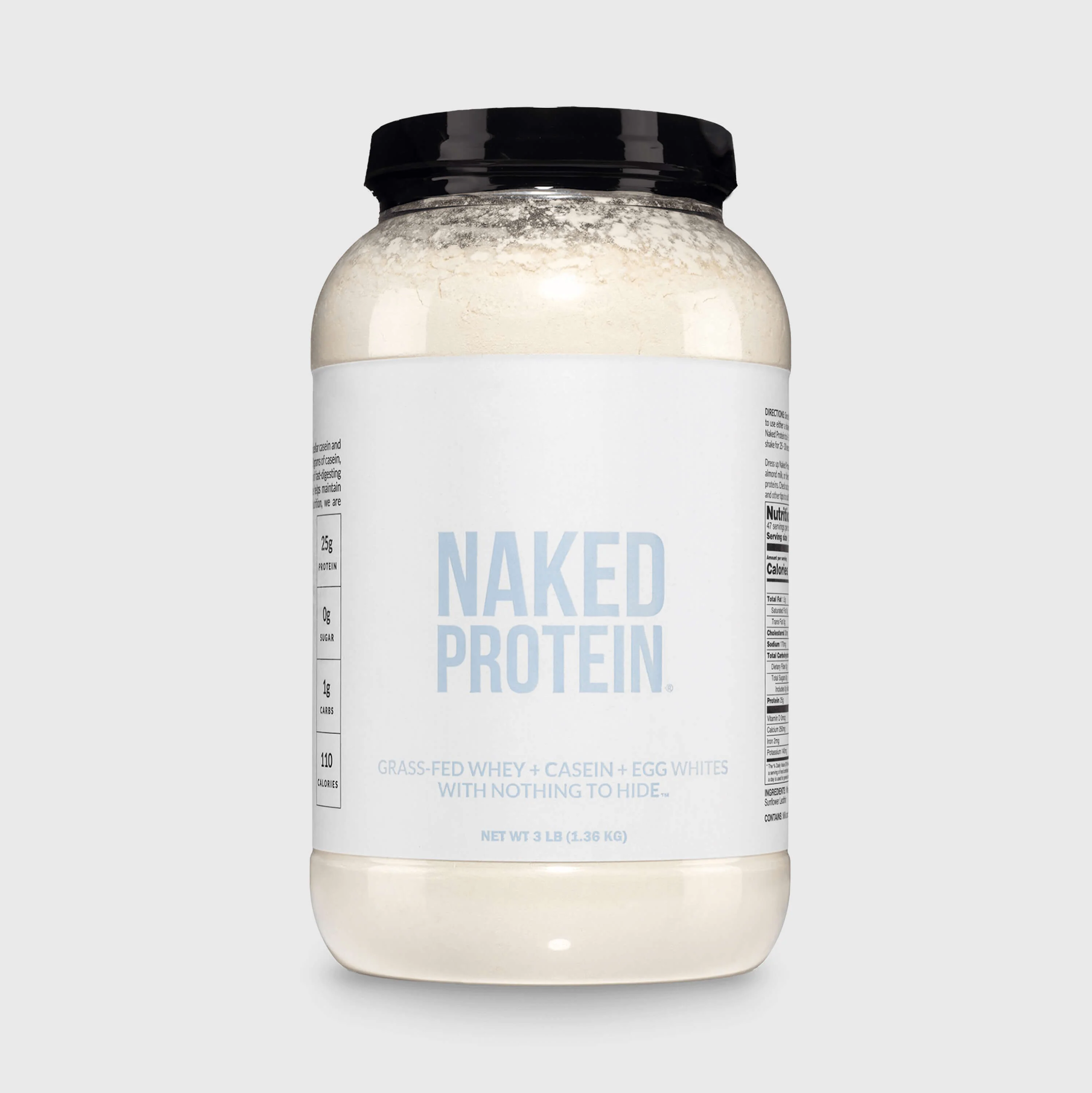 Protein Powder Blend - 3LB Egg, Whey & Casein Protein Blend | Naked Protein - 3LB
