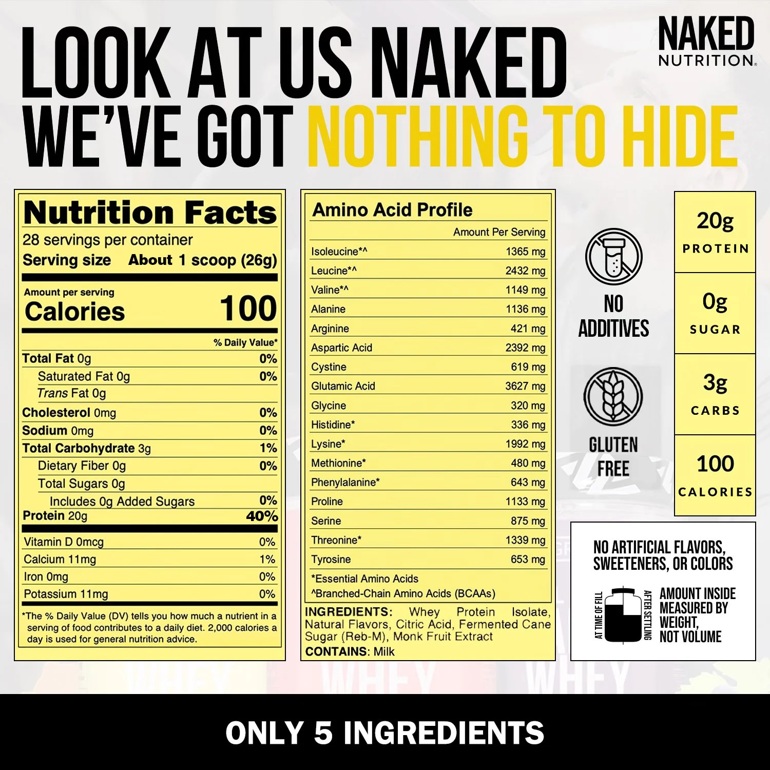 Lemonade Whey Protein Isolate | Clear Naked Whey - Image 2