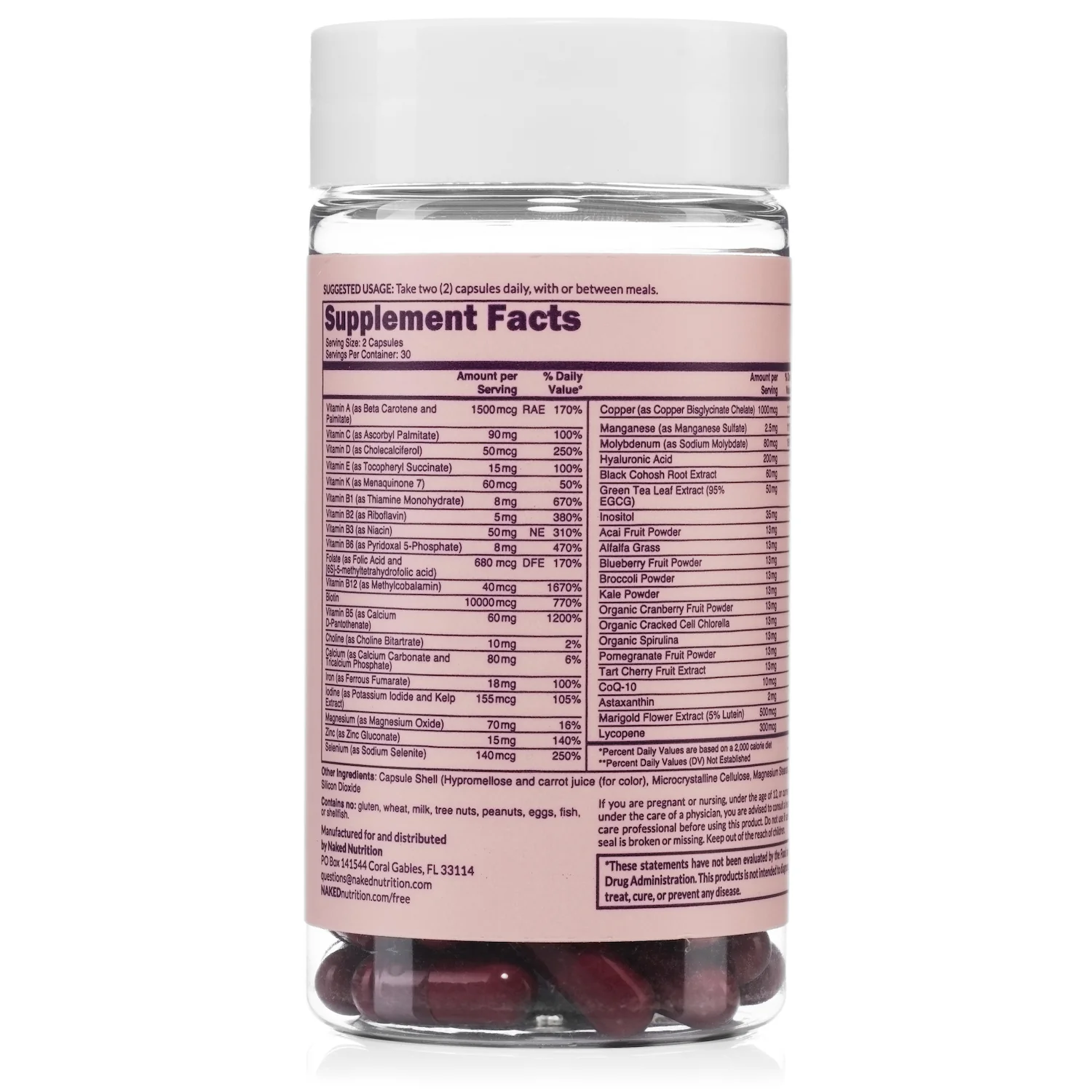 Multivitamin for Women | Women's Multi - 60 Capsules - Image 4